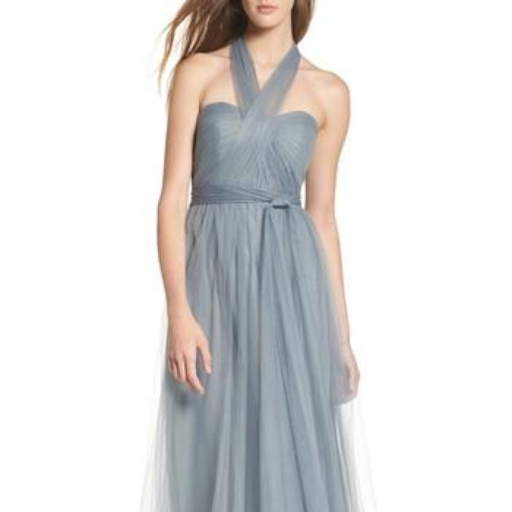 Jenny Yoo Annabelle Convertible Dress- Mayan Blue